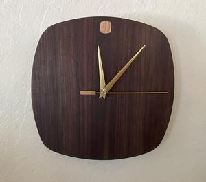 Horloge murale en bois de luxe artistique, décoration d'intérieur haut de gamme, horloge murale en bois sur mesure, horloge murale moderne de luxe, horloge murale ronde en bois - Product Image 1