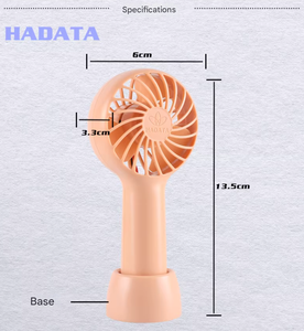 Ventilador de Mano HADATA F8, Ventilador Portátil Silencioso, Mini Ventilador de Bolsillo Recargable por USB para Estudiantes - Product Image 5