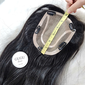 ผมต่อแบบแฮนด์เมด Guguhair แท้ 100%  ฐานไหมเวียดนาม  แบบคลิปหนีบ  พร้อมหนังกำพร้าผม - Product Image 2