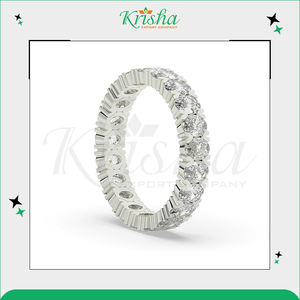 Bagues de mariage en diamant 100 % naturel et cultivé en laboratoire, qualité supérieure, couleur blanc DEF, disponibles auprès d'un fournisseur authentique. - Product Image 2