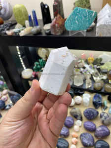 Torre de escolecita de alta calidad, obelisco de cristal pulido Natural, piedra preciosa Feng Shui Reiki, herramienta metafísica tallada curativa - Product Image 6