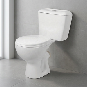 Export Quality Two Piece S <b>Trap</b> Ceramic Bathroom Toilet Ghana Close Coupled Water Closet WC System - Product Image 6