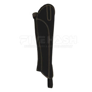 Mini-chaps en cuir souples pour chevaux, avec sangle de réglage, pour l'entraînement équestre en extérieur - Product Image 2