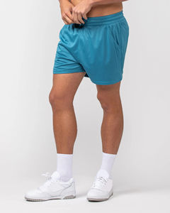 Relaxed Fit 2026 <b>Men</b> Mesh <b>Shorts</b> Side Pockets <b>Elasticated</b> <b>Waistband</b> 100% Polyester Mesh Fabric for Comfort Athletic Style - Product Image 2