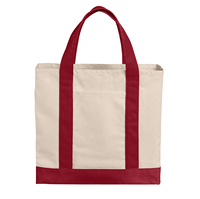 Grand sac fourre-tout en toile imperméable pour femmes, léger, personnalisable, design spacieux, fermeture à bandoulière, poignée en ruban, Exoro Shopping