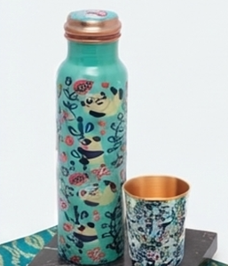 Botella de agua metálica de alta calidad con estampado de perezoso, con juego de tazas para niños y adultos, reutilizable, ecológica, para viajes y hidratación diaria. - Product Image 3