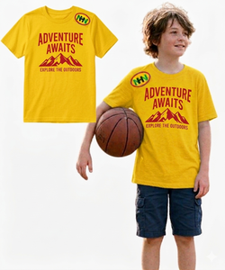 Nueva Colección Verano 2025, Camiseta Casual de Manga Corta con Cuello Redondo para Niños, 100% Algodón Tejido, Venta al Por Mayor, Diseño de Dibujos Animados para Bebés - Product Image 4