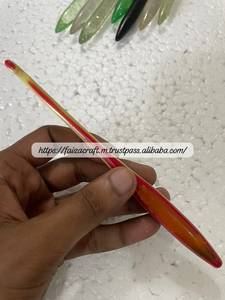 Crochets en résine écologiques faits à la main de qualité supérieure avec technique de moulage, couleurs et tailles personnalisées, aiguilles à tricoter de la meilleure qualité - Product Image 5