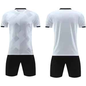 Uniforme de Fútbol Deportivo de Alta Calidad y Tendencia, 100% Poliéster Suave, Materiales Lisos - Product Image 2