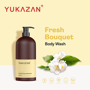 Gel Douche Hydratant Parfum Floral Écologique Yukazan Fresh Bouquet 850ml Rafraîchissant - Product Image 1