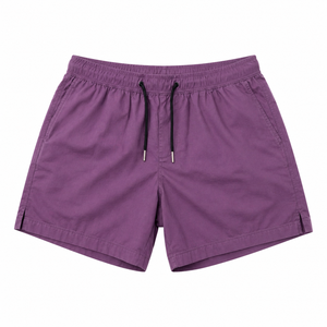Pantalones Cortos de Algodón para Hombre, Algodón Suave de Primera Calidad, Cintura Elástica con Cordón, Corte Holgado, Informales, para el Verano, Uso Diario - Product Image 1