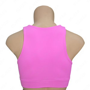 Top Deportivo de Mujer con Cuello Halter, de Alta Calidad, Personalizado de Fábrica, para Gimnasio, Fitness, Yoga, con Leggings de Cintura Elástica - Product Image 5