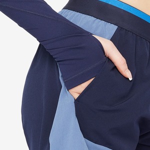 Shorts de sport pour femme à taille mi-haute, respirants, en Spandex/Polyester, avec logo personnalisé et ceinture élastique, pour la gym, la course et le yoga - Product Image 4