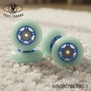 Inline Skate <b>Wheels</b> Custom Color Skate <b>Wheels</b> PP core <b>wheels</b> 76x24mm WB08076LT90-1 - Product Image 6