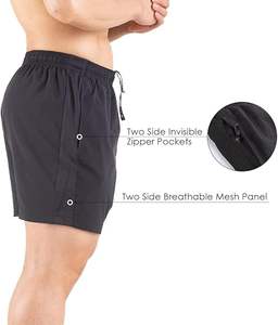 Shorts de fitness pour hommes avec plusieurs poches, séchage rapide, vêtements de sport, shorts de sport avec des matériaux de haute qualité - Product Image 2