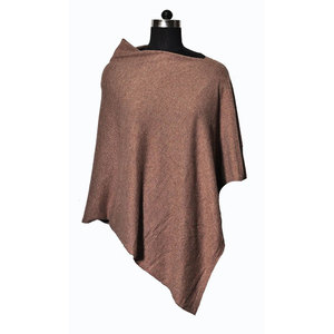 Poncho élégant en laine et nylon pour femme, doux au toucher, léger, chaud et stylé, cape d'hiver enveloppante, 70% laine, 30% nylon, tendance - Product Image 1