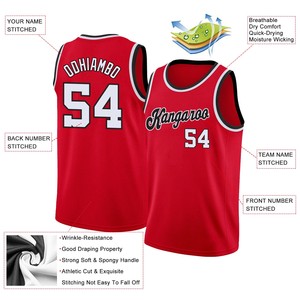 Maillot de basket OEM ODM personnalisé, impression par sublimation, respirant, séchage rapide, tissu polyester léger, uniforme sportif OEM ODM - Product Image 4
