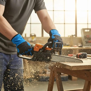 Custom Anti Slip Silicone Mechanic <b>Gloves</b> <b>Touchscreen</b> Fingers PU Polyester Cotton Wrist Length Winter Outdoor Work <b>Gloves</b> OEM - Product Image 3
