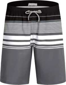 Pantalones cortos vintage personalizados con cordón ajustable para hombre, talla grande, con parche bordado desgastado, 100% algodón. - Product Image 1