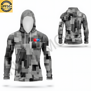 Camiseta con Capucha de Secado Rápido 100% Poliéster para Mujer, Protección Solar UPF 50+, Manga Larga, para Pesca, Senderismo y Actividades al Aire Libre, Venta al Por Mayor - Product Image 3