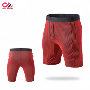 Pantalones Cortos de Compresión para Hombre, Estilo Casual, Tejido Elástico de Spandex/Poliéster, Cintura Elástica, Secado Rápido, Alta Calidad - Product Image 3
