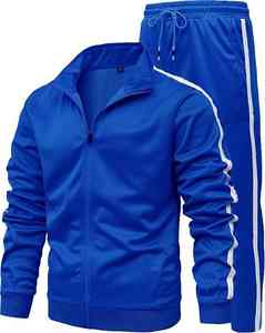 Conjunto de Sudadera con Capucha de Forro Polar de Poliéster para Hombre, Silueta Ajustada, Ropa Deportiva para Gimnasio, Logotipo Personalizado - Product Image 2