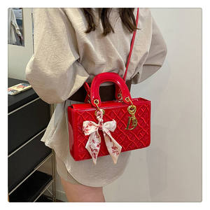 Luxury Suede Mini Handbags for Women Eco-Friendly Lightweight 3D Embroidery Cute Zipper Closure Shoulder Strap Polyester Lining - Product Image 5