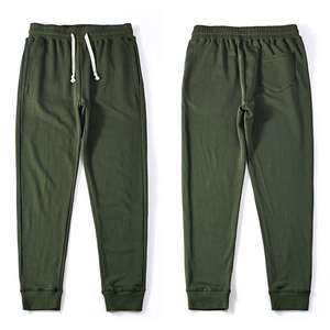 Nouveau style Pantalon cargo pour homme à taille élastiquée, Pantalon de sport décontracté en coton coupe ample pour l'extérieur - Product Image 1