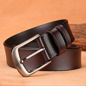 Factory Directly Sale Alloy Pin <b>Buckle</b> Reversible <b>Belt</b> Business Genuine Leather <b>Belts</b> <b>for</b> <b>Men</b> - Product Image 4