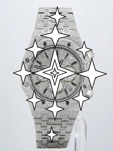 Luxury men's Stainless Steel Watch Round Case Analog Quartz <b>Chronograph</b> Sapphire Crystal Dial Folding Clasp - Product Image 1