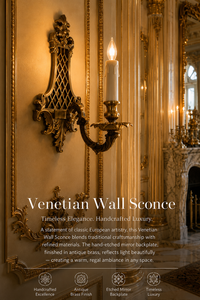 Applique murale de luxe Palazzo Venetian Baroque, lampe décorative avec détails de miroir ornés et élaborés, finition élégante - Product Image 5