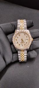 Luxury Vintage <b>Mechanical</b> Moissanite <b>Watch</b> 41mm Stainless Steel Case Limited Edition Modern High Quality <b>Watch</b> - Product Image 2