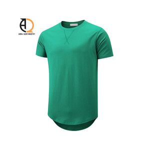 Solid Hip Hop <b>T</b>-<b>Shirt</b> Screen Printing Boxy Regular 100% Cotton Anti-Wrinkle Breathable Crewneck <b>Shirt</b> for <b>Men</b> - Product Image 5