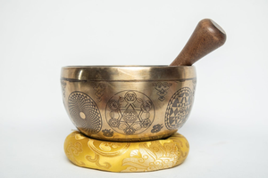 Cuenco Tibetano Hecho a Mano para Sanación de Chakras, Cuenco de Meditación Budista Tradicional de Metal para Yoga, Relajación y Mindfulness - Product Image 6
