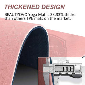 Tapete de Yoga de PVC Impreso Personalizado de Alta Calidad, Ligero, Duradero y Antideslizante para Ejercicios en Casa o Gimnasio - Product Image 3