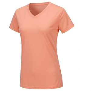 High Quality Wicking Women's Cotton Crop <b>T</b> <b>Shirt</b> Breathable Quick Dry Short Sleeve Casual Tee Crew Neck Summer Gym Top - Product Image 6