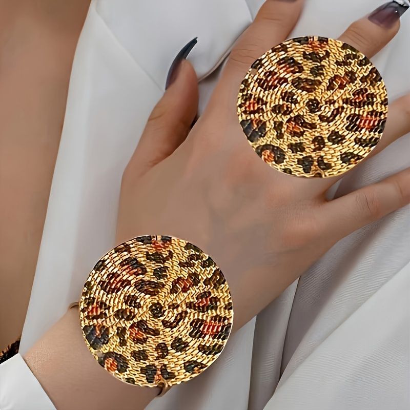 Leopard Print Electroplated Color