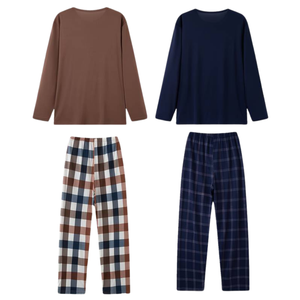 Pijamas para Hombre de Fábrica, Algodón Cómodo y Transpirable, Ropa de Estar por Casa, Fabricante OEM - Product Image 5