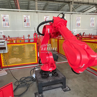 Robots automáticos industriales brazo 6 ejes programable Universal Robot brazo Robot máquina de soldadura inteligente LIMPIEZA DE ACERO INOXIDABLE