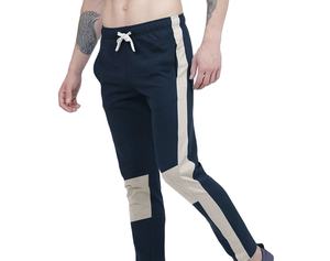 Spring Casual Button Fly Flat Stretch <b>Elastic</b> <b>Waist</b> Drop <b>Trouser</b> French Terry Sweatpants Breathable Comfort OEM Service - Product Image 1