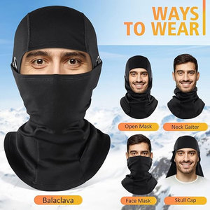 Motorcycle Balaclava <b>Face</b> <b>Mask</b> for <b>Men</b> Women Cooling Neck Gaiter Summer UV Protection Windproof Thermal Scarf Full <b>Face</b> Cover - Product Image 4