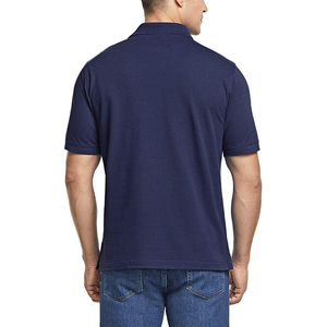 Custom Logo Printed Men's Solid Yellow Short Sleeve for Shirt 100% Cotton Pique Knitted Quick Dry <b>Silk</b> Screen Printed Casual - Product Image 6