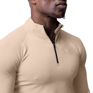 ชุดออกกำลังกายแขนยาวผ้าถักเนื้อนุ่มสำหรับผู้ชายชุดออกกำลังกายแห้งเร็ว - Product Image 5