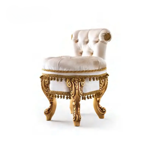 Luxury European Style Mahogany <b>Dressing</b> Table Hand Painted Floral Gold Carving Vanity Mirror Classic High End Bedroom Furniture - Product Image 6