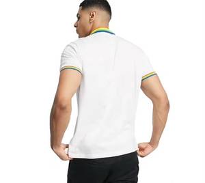 เสื้อเชิ้ตผู้ชายทรงปกติ ใส่สบาย ระบายอากาศได้ดี ผ้าถักโพลีเอสเตอร์/คอตตอน แขนสั้น ใส่ได้หลากหลายโอกาส - Product Image 2