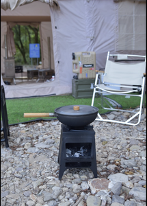 Réchaud de camping portable en acier au carbone, pliable, pour cuisson en plein air, réchaud de <span class=keywords><strong>bushcraft</strong></span> - Product Image 5
