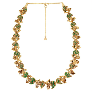 Antique Peacock Style Fashion Necklace Set - Product Image 2