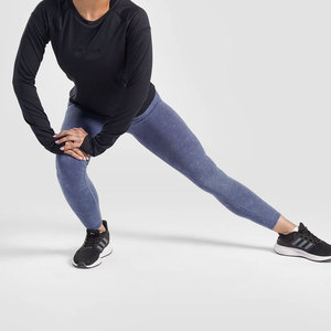 Hot Selling Women's High Waist Solid Sport Wear Training Yoga Pants Gym Seamless Breathable Quick Dry Running Tight <b>Leggings</b> - Product Image 5