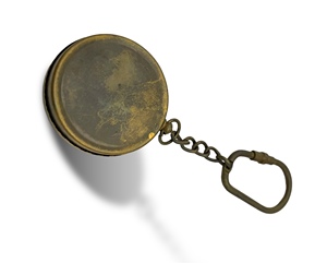 Luxury Handmade Brass <b>Compass</b> Keychain Vintage Nautical Gift Accessory by Tajdaar Handicrafts - Product Image 2