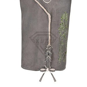 Pantalones Cortos de Cuero Bávaro para Hombre, Bordados, de Gamuza Genuina, Cintura Media, 4 Opciones de Color, Tallas Disponibles - Product Image 5